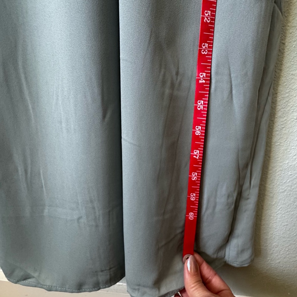 Show Me Your Mumu Small Silver Sage June Maxi, Prom, Bridesmaid, Maternity New - Picture 12 of 16